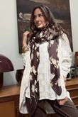 Laundry B Wicklow Scarf Coffee Bean /10 =